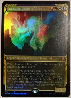 Omnath, Locus of Creation Showcase 312 FOIL ZNR LP Mythic MTG Zendikar Rising - Image 2