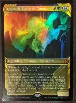 Omnath, Locus of Creation Showcase 312 FOIL ZNR LP Mythic MTG Zendikar Rising - Image 3