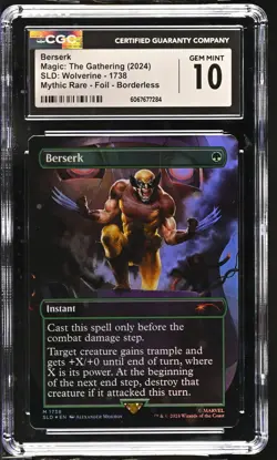 BERSERK Secret Lair Foil Mythic Marvel CGC 10 MTG [Nostalgium] - Image 1