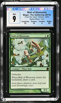 WALL OF BLOSSOMS From the Vault: Twenty Foil Mythic CGC 9 MTG [Nostalgium] - Image 1