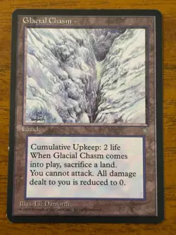 Glacial Chasm - MTG - 1995 - Image 1