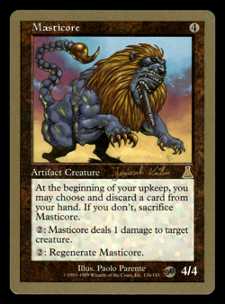 MTG Masticore World Championships Brussels August 2000 Regular Rare NM - Image 1