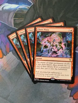 Chaos Warp x 4 | 7% Off 2+ | Aetherdrift | NM | MTG - Image 1