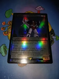 Starscream Power Hungry FOIL , UB Transformers , Near Mint , MTG - Image 1