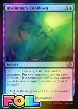 x1 Involuntary Cooldown BRO MTG 53/287 FOIL UNCOMMON M/NM 1x - Image 1