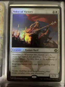 Magic The Gathering Voice of Victory Tarkir: Dragonstorm Foil - Image 1