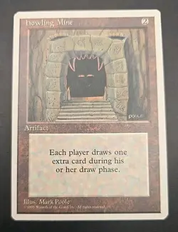 Howling Mine 4th Edition MTG Regular Lightly Played - Image 1