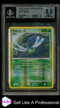 YANMA LV.22 POKEMON SH9 2009 SUPREME VICTORS NM-MT+ ENGLISH BGS 8.5 - Image 1