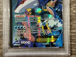 Pokemon 2015 XY Double Crisis Team Aquas Kyogre EX 6/34 PSA 8 NM-MT - Image 3
