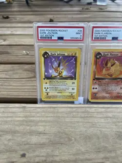 Pokemon Team Rocket Dark Jolteon, Dark Vaporeon And Dark Flareon All 1ST Edition - Image 2