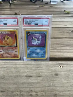 Pokemon Team Rocket Dark Jolteon, Dark Vaporeon And Dark Flareon All 1ST Edition - Image 4