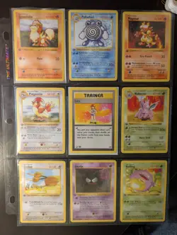 WHOLELEESHEET Lot Of 9 1stEd Shadowless Pokemon Base #28,38,36,22,75,37,48,50,51 - Image 2