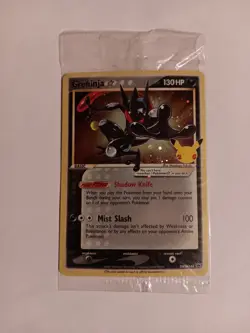 Pokemon TCG Greninja Gold Star SWSH144 Black Star Promo NM/M Sealed - Image 1