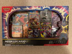 Pokemon TCG Mega Lucario ex Premium Figure Collection Box Factory Sealed - Image 1