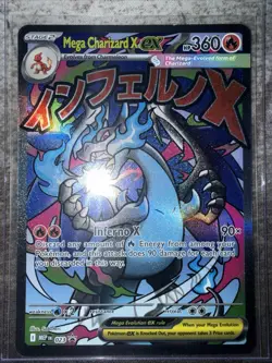 Pokemon Phantasmal Flames UPC MEGA CHARIZARD X EX #23 PROMO - Image 1