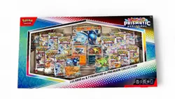 Pokemon TCG Prismatic Evolutions Lucario Ex + Tyranitar Ex Premium Collection - Image 1