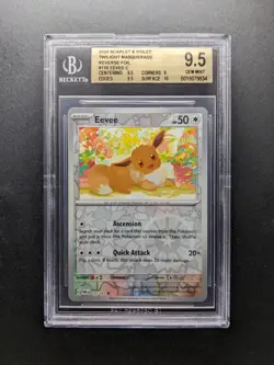 2024 Pokemon EEVEE - TWM EN 135/167 - Reverse - Twilight Masquerade - BGS 9.5 - Image 1
