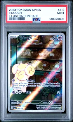 2023 POKEMON SVI EN-SCARLET & VIOLET ILLUSTRATION RARE #213 FIDOUGH PSA 9 - Image 1