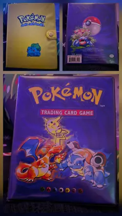 Pokemon TCG Vintage Binders Base Set 2 Fossil Jungle Team Rocket WOTC 30 Holos - Image 1