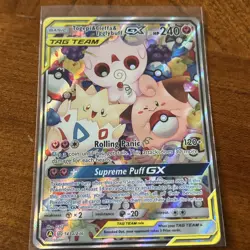 Togepi & Cleffa & Igglybuff GX 143A/236 Alternate Art Holo Alt Pokemon Promo NM - Image 1