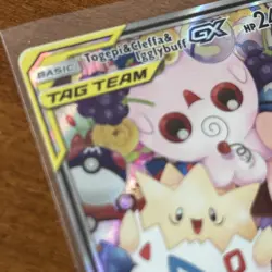 Togepi & Cleffa & Igglybuff GX 143A/236 Alternate Art Holo Alt Pokemon Promo NM - Image 3