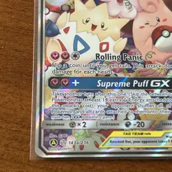 Togepi & Cleffa & Igglybuff GX 143A/236 Alternate Art Holo Alt Pokemon Promo NM - Image 4