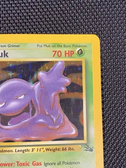 Muk 13/62 Holo Rare Fossil Set WOTC 1999 Pokemon TCG - Image 3