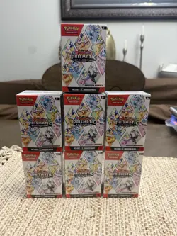 Pokemon TCG Prismatic Evolutions Booster Bundle - New Factory Sealed Qty Of 7 - Image 1