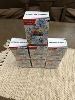 Pokemon TCG Prismatic Evolutions Booster Bundle - New Factory Sealed Qty Of 7 - Image 2