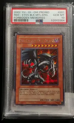 YU-GI-OH! PSA 10 Red-Eyes Black Metal Dragon FMR - Image 1
