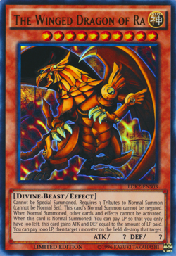 The Winged Dragon of Ra - LDK2-ENS03 Ultra Limited Ed NM Yugioh - Image 1