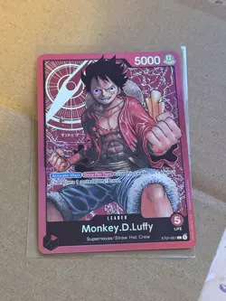 Monkey.D.Luffy Leader Foil Pre-Errata - NM - One Piece TCG - ST01-001 - English - Image 1