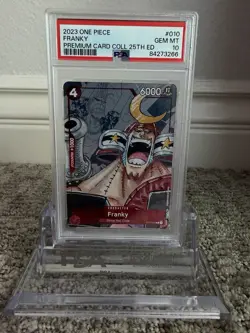 Franky ST01-010 One Piece Premium Collection 25th Ed Anniversary PSA 10 English - Image 1
