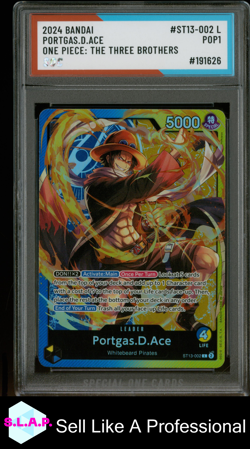 PORTGAS.D.ACE BANDAI ST13-002 L 2024 ONE PIECE: THE THREE BROTHERS - EN SOC POP1 - Image 1