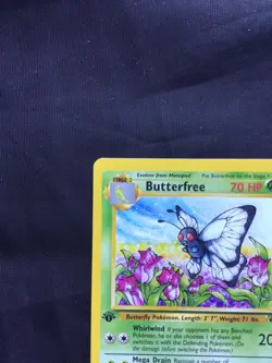 Pokemon Cards: Jungle 1st Edition Uncommon: Butterfree 33/64 - Image 2