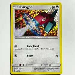 Porygon - 12/12 012/012 Promo Holo Card McDonald's Promos 2018 Pokemon TCG LP - Image 1