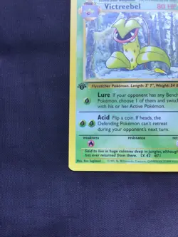 Pokemon Cards: 1st Edition Jungle Rare: Victreebel 30/64 - Image 5
