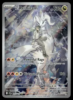 Pokemon Cards N's Reshiram 167/159 Journey Together Illustration Rare NM *1 - Image 1