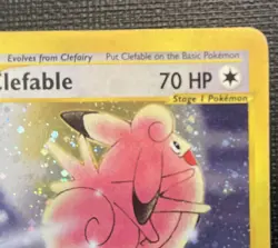 Pokemon TCG Clefable Holo Rare Card 7/165 Expedition 2002 MP Condition - Image 4