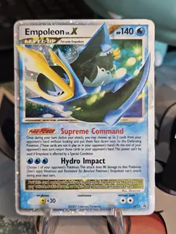 Empoleon LV.X - DP11 - Pokemon Diamond & Pearl Promo Ultra Rare Card MP - Image 1