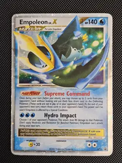 Empoleon LV.X - DP11 - Pokemon Diamond & Pearl Promo Ultra Rare Card MP - Image 2