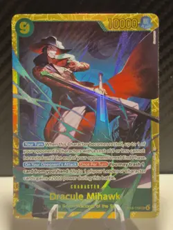 One Piece TCG OP14-119 Dracule Mihawk SEC Card Game CCG English - Image 1