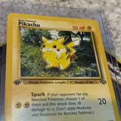 1st Edition Pikachu 60/64 | WOTC 1999 MP Jungle Card Grail | Vintage Pokemon TCG - Image 2
