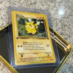 1st Edition Pikachu 60/64 | WOTC 1999 MP Jungle Card Grail | Vintage Pokemon TCG - Image 4