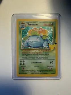 Venusaur Celebrations Classic Series Holo Pokemon Trading Card 2021 15/102 - Image 1