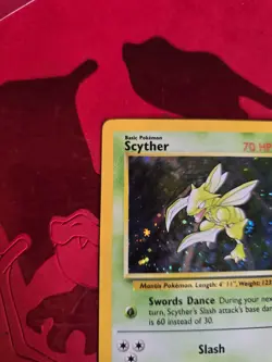 Mint Scyther Holo Ultra Rare 17/130 Base Set 2 Pokemon Card - Image 4