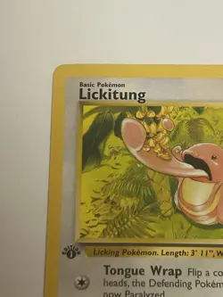 Pokemon Card Jungle 1st Edition Lickitung 38/64 - Image 2