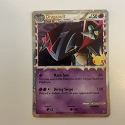 Pokemon - Dragapult Prime - SWSH132 - Celebrations 25th - Black Star Promo Card - Image 1
