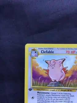 Pokemon Cards: 1st Edition Jungle Rare: Clefable 17/64 - Image 2