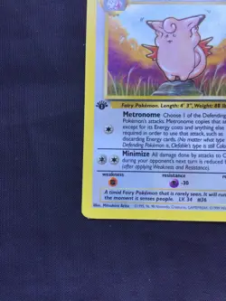 Pokemon Cards: 1st Edition Jungle Rare: Clefable 17/64 - Image 5